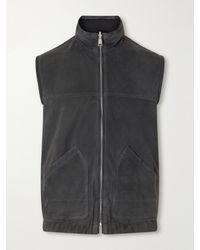 Valstar - Reversible Suede Vest - Lyst
