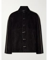 Enfants Riches Deprimes - Académie Embellished Suede Jacket - Lyst