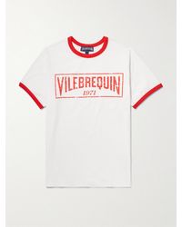 Vilebrequin - Partisol Logo-Print Cotton-Jersey T-Shirt - Lyst