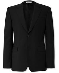 Alexander McQueen - Wool And Mohair-blend Suit Jacket - Lyst