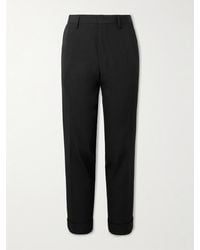 Dries Van Noten - Slim-Fit Straight-Leg Wool Trousers - Lyst