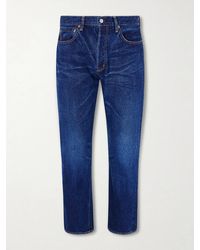 Remi Relief - 1954 Straight-leg Cropped Distressed Jeans - Lyst
