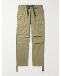 Tom Ford - Pantaloni cargo a gamba dritta in twill di cotone con coulisse New Enzyme - Lyst