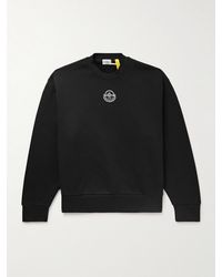 Moncler Genius - Roc Nation by Jay-Z Felpa in jersey di cotone con logo - Lyst