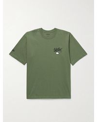 Neighborhood - Printed Cotton-Jersey T-Shirt - Lyst