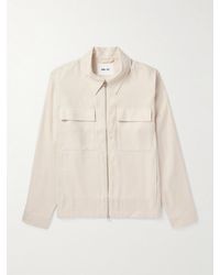 NN07 - Alban 1808 Jacke aus einer Mischung aus LENZINGTM ECOVEROTM Viskose und Leinen - Lyst