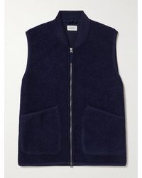 Hartford - Boiled Wool-Blend Gilet - Lyst