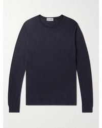John Smedley - Hatfield Slim-Fit Sea Island Cotton Sweater - Lyst
