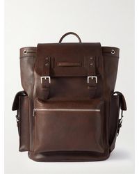 Brunello Cucinelli - Leather Backpack - Lyst