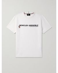Moncler - Day-namic Logo-appliquéd Stretch-cotton Jersey T-shirt - Lyst