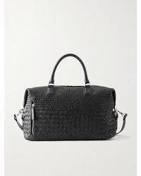 Officine Creative - Woven Leather Weekend Bag - Lyst