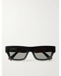 Gucci - Sonnenbrille mit rechteckigem Rahmen aus Azetat - Lyst