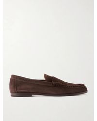 Common Projects - Suede Loafers - Lyst