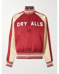Human Made - Reversible Logo-Appliquéd Cotton-Blend Satin Bomber Jacket - Lyst
