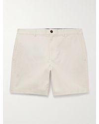 Club Monaco - Baxter Slim-fit Cotton-blend Twill Shorts - Lyst