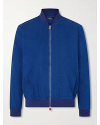 Kiton - Cotton Bomber Jacket - Lyst