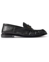Saint Laurent - Le Loafer Monogram Logo-Appliquéd Leather Penny Loafers - Lyst