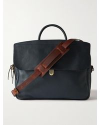 Bleu De Chauffe - Zeppo Full-grain Leather Messenger Bag - Lyst