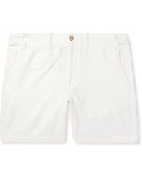 Polo Ralph Lauren - Straight-leg Linen And Cotton-blend Shorts - Lyst