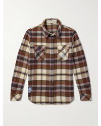 God's True Cashmere - Distressed Checked Cashmere Shirt - Lyst