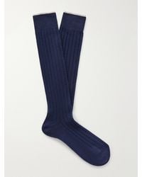 Brunello Cucinelli - Ribbed Cashmere Socks - Lyst