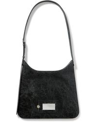 Acne Studios - Platt Cracked-leather Messenger Bag - Lyst