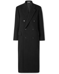 AURALEE - Double-Breasted Wool Coat - Lyst
