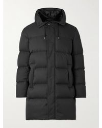 Herno - Quilted Twill Down Hooded Jacket - Lyst