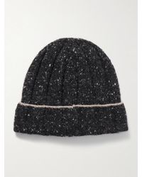 Brunello Cucinelli - Beanie aus Kaschmir in Rippstrick - Lyst