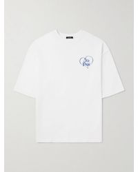 Willy Chavarria - Printed Cotton-Jersey T-Shirt - Lyst