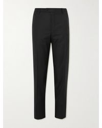 MR P. - Slim-fit Tapered Wool Tuxedo Trousers - Lyst
