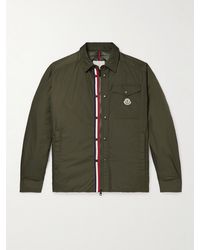 Moncler - Pyrole Grosgrain-Trimmed Nylon Down Overshirt - Lyst