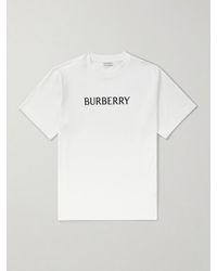 Burberry - Seth Logo-print Cotton-jersey T-shirt - Lyst
