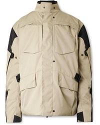 Vetements - Oversized Logo-embroidered Padded Two-tone Canvas Jacket - Lyst