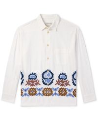 A Kind Of Guise - Gusto Embroidered Cotton Shirt - Lyst