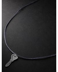 Carolina Bucci - Florentine Finish Key Lurex Pendant Necklace - Lyst