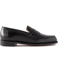 Grenson - Epsom Leather Penny Loafers - Lyst