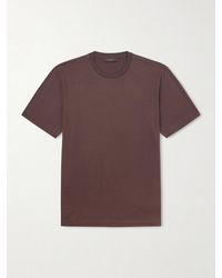 Slowear - Cotton And Silk-blend Jersey T-shirt - Lyst