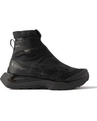 Salomon - 11 By Boris Bidjan Saberi 11S Footwear A.B.2. Gtx Gore-Tex Tech-Jersey, Ripstop And Faux Leather High-Top Sneakers - Lyst