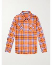 God's True Cashmere - Midnight Sun Checked Cashmere Shirt - Lyst