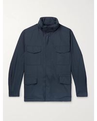 Loro Piana - Field jacket con cappuccio e struttura Storm System Traveller Windmate - Lyst