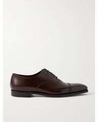 George Cleverley - Charles Cap-Toe Leather Oxford Shoes - Lyst