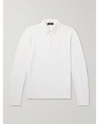 Slowear - Incotex Zanone Slim-Fit Icecotton Piqué Polo Shirt - Lyst
