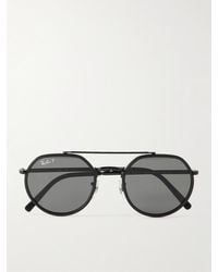 Ray-Ban - Round-frame Metal Sunglasses - Lyst