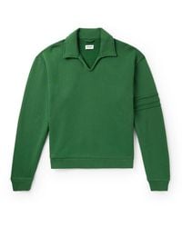 Bode - Crew Appliquéd Cotton-jersey Sweatshirt - Lyst