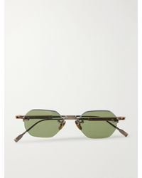 sato - Glass Square Frame Terebellum Ii Sunglasses - Lyst