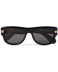 Gucci - Square-frame Acetate And Gold-tone Sunglasses - Lyst