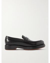 ZEGNA - Udine Leather Penny Loafers - Lyst