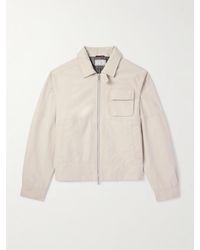 Brunello Cucinelli - Cotton-Blend Twill Jacket - Lyst
