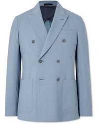 Paul Smith - Double-Breasted Wool-Blend Suit Jacket - Lyst